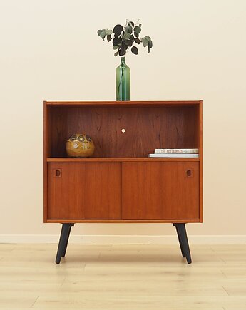 Regał tekowy, duński design, lata 70, produkcja: Dania