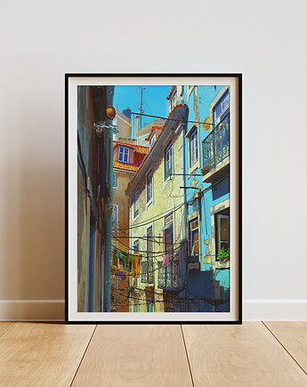 Plakat - Ulice Lizbony