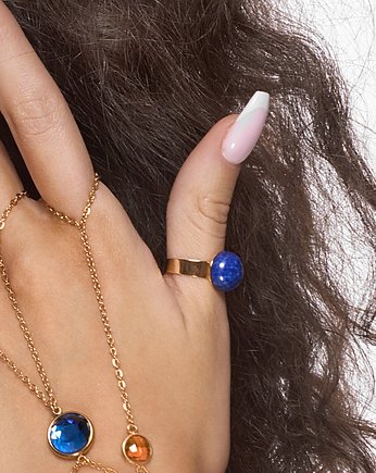 Pierścionek lapis lazuli Sapphire