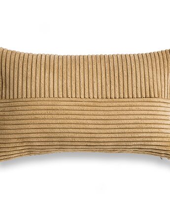 Cord Slim karmelowa poduszka dekoracyjna 50x30