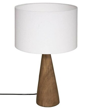 Lampa stołowa z drewna mango 28x46 cm Aina