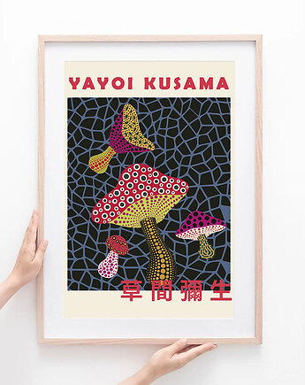 Plakat Grzybowa fantazja Yayoi Kusama