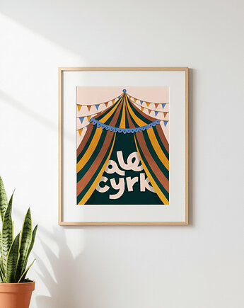 Plakat do pokoju dziecka Ale cyrk