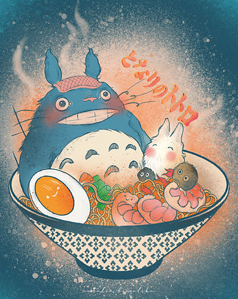 Plakat Totoro i przyjaciele