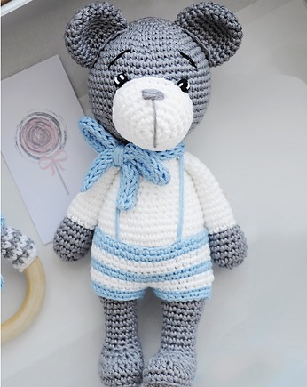 Leniuch z kokardą - błekit, Lollipop