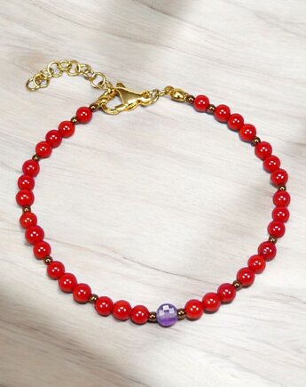 Kolor i energia bransoletka z ametystem, galeria nuit