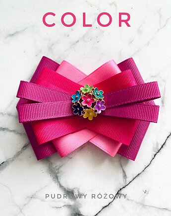 Brosza z Kolekcji COLOR z delikatnymi kolorowymi kwiatkami