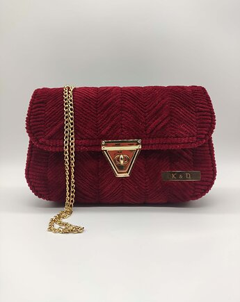 Maja - torebka z pluszowej włóczki, K&D