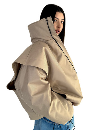 Parachute oversize bomber jacket mocca