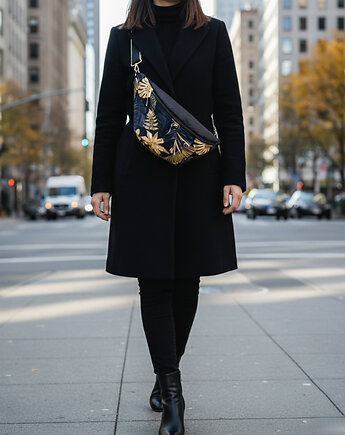 Nerka damska XXL wodoodporna Liście NS05xxl -002, Pracownia25