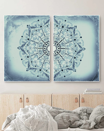 Plakat Mandala. Zestaw 2 prac