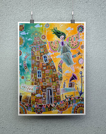 Plakat "Kawa o smaku morza"