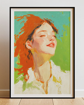 Plakat - Happy redhead