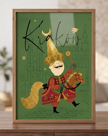 Plakat 30x40 Kraków Lajkonik