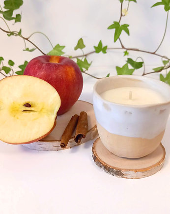 Ceramiczna świeca sojowa szarlotka, Rodzinna fabryczka