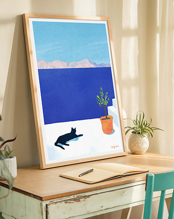 Sjesta nad morzem - plakat 50x70 cm