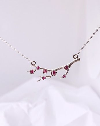 Srebrny naszyjnik "Sakura"