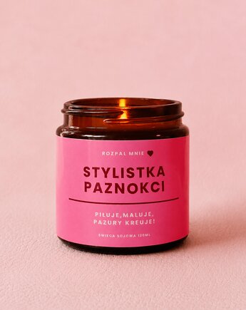 Świeczka sojowa Stylistka Paznokci