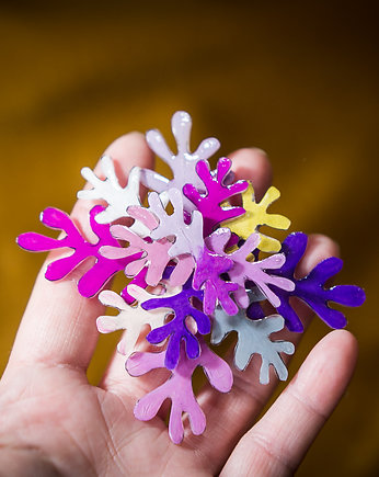 Broszka kształty violet, Pintura