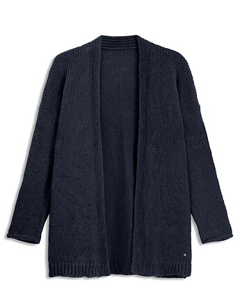 Alpaka sweter Aurelia - granatowy