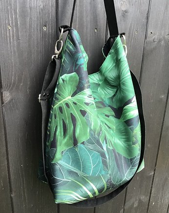 Torba hobo XXL - botanica, PRACOWNIA 166