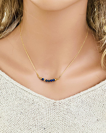 Delikatny Naszyjnik z LAPIS LAZULI, Anemon Atelier