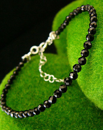 Bransoleta - Black - Srebro Czarny Turmalin - 3 -