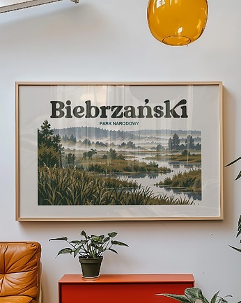 Plakat Biebrzański Park Narodowy - Druk Pigmentowy