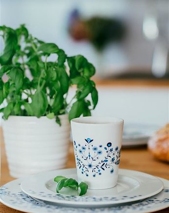 Porcelanowy kubek - Kolekcja Folk