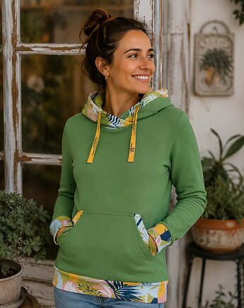 Bluza kangurka "Monstery w trawie" unisex
