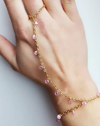 Bransoletka z pierścionkiem z cyrkoniami More Zircons, AFRODITTE COLLECTION