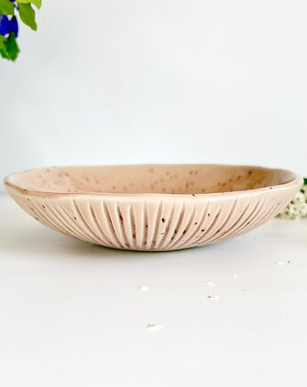 Ceramiczna miska M - piaskowy róż