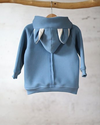 Bluza BŁĘKITNY KOT Z USZAMI