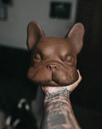 Buldog francuski kolor RUSTY -  figura - KUFA.design