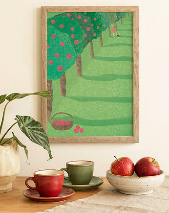 Plakat Lato w sadzie