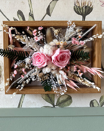 Dekoracyjna ramka z wiecznymi różami, BloomyConcept