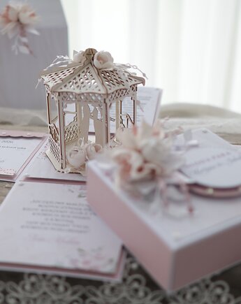Personalizowana i elegancka kartka ślubna z niespodzianką oraz życzeniami