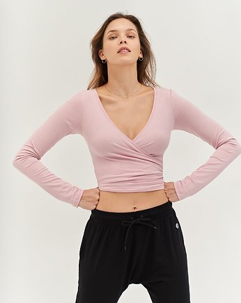 Top do jogi TOTAL ECLIPSE Wrap Top - glowing pink m/l
