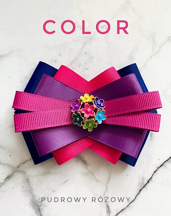 Brosza z Kolekcji COLOR z delikatnymi kolorowymi kwiatkami