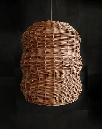Wiklinowy klosz do lampy wiszącej