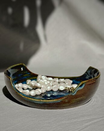 Ceramiczna podstawka na biżuterię Terra Azul