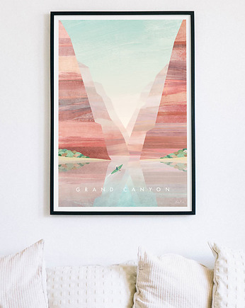 Wielki Kanion USA - plakat 50x70 cm vintage art
