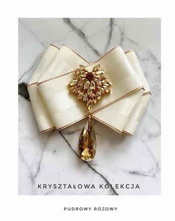 Kryształowa Kolekcja Brosza z kryształami