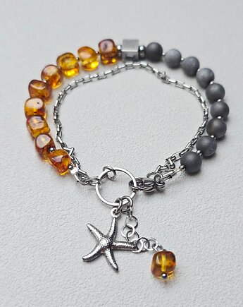 Podwójna Bransoletka Modern Amber