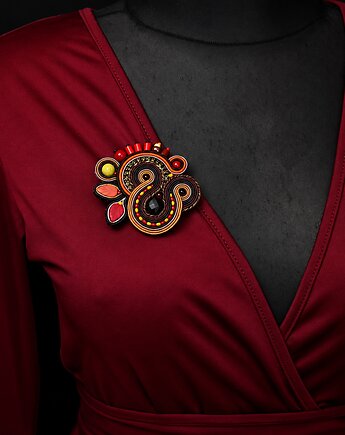 Autumn Garden- broszka soutache