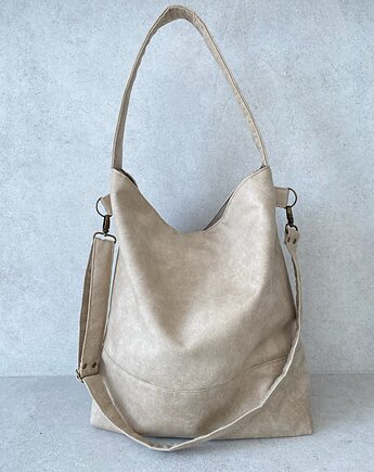 Torba hobo XL - beż, PRACOWNIA 166