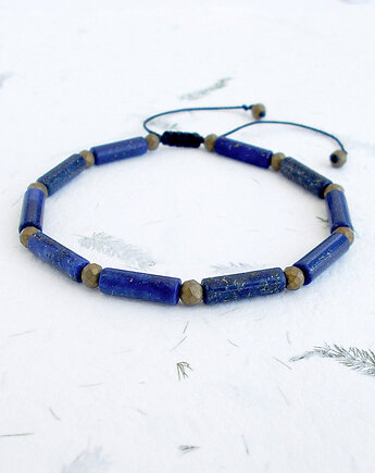 Sierpniowe niebo bransoletka Lapis Lazuli