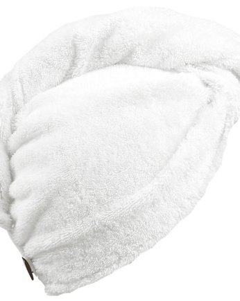 Turban dla dorosłych Premium Care bawełniany Biały