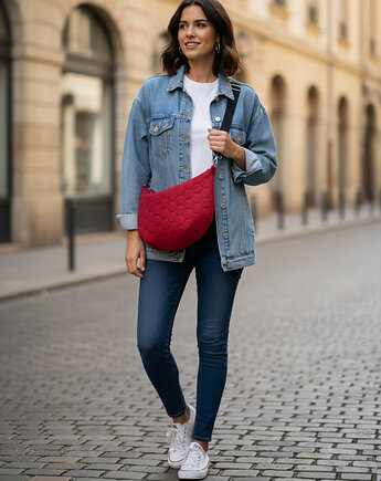 Torebka damska pikowana Hobo velvet T01-H001