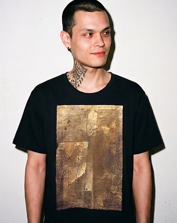 Black / gold sQ tee